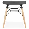 Low stool design Scandinavian GASPARD (black) - image 38139