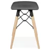 Low stool design Scandinavian GASPARD (black) - image 38140