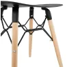 Low stool design Scandinavian GASPARD (black) - image 38145