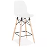 Bar bar halfway up Scandinavian PACO (white) chair stool - image 38168