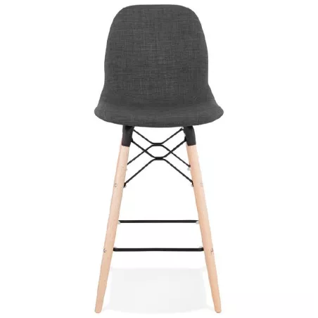 Barstool bar halfway up Scandinavian PAOLO Chair (dark gray) - image 38185