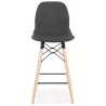 Barstool bar halfway up Scandinavian PAOLO Chair (dark gray) - image 38185