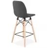 Barstool bar halfway up Scandinavian PAOLO Chair (dark gray) - image 38187