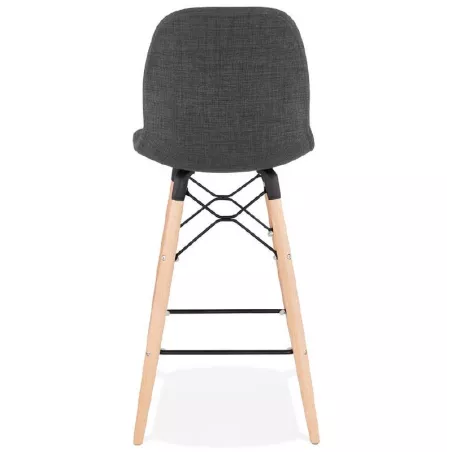 Barstool bar halfway up Scandinavian PAOLO Chair (dark gray) - image 38188