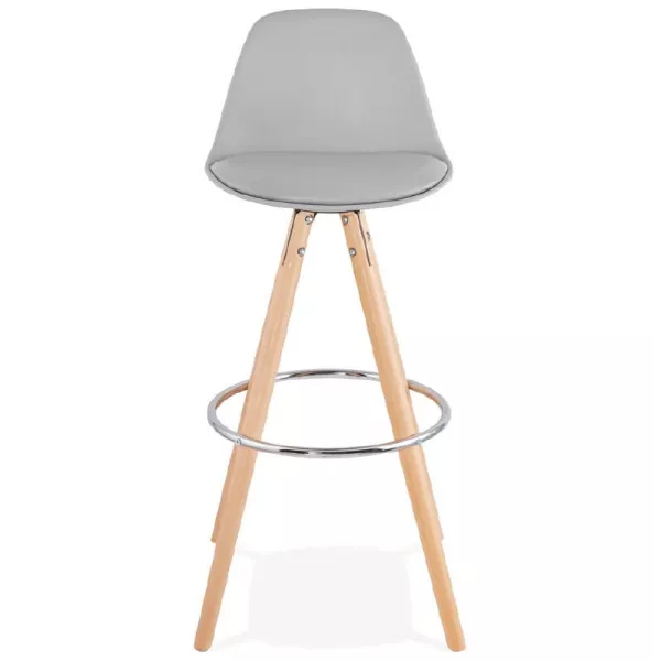 Barstool design Scandinavian OCTAVE (light gray) - image 38200