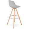 Barstool design Scandinavian OCTAVE (light gray) - image 38202