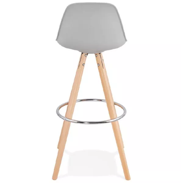 Barstool design Scandinavian OCTAVE (light gray) - image 38203