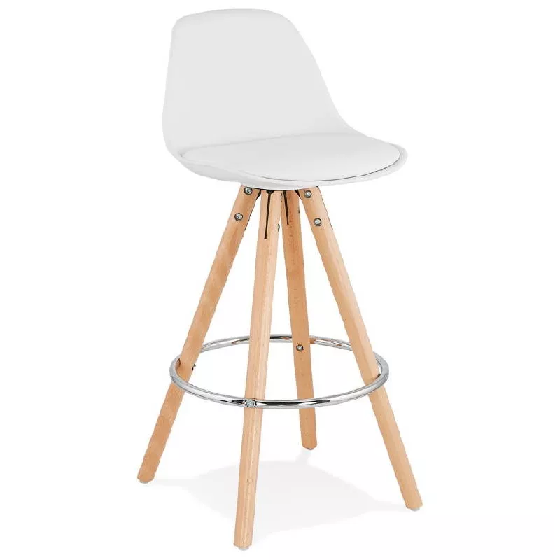 Barstool Scandinavian design half OCTAVE MINI (white) - image 38213