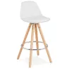 Barstool Scandinavian design half OCTAVE MINI (white) - image 38213