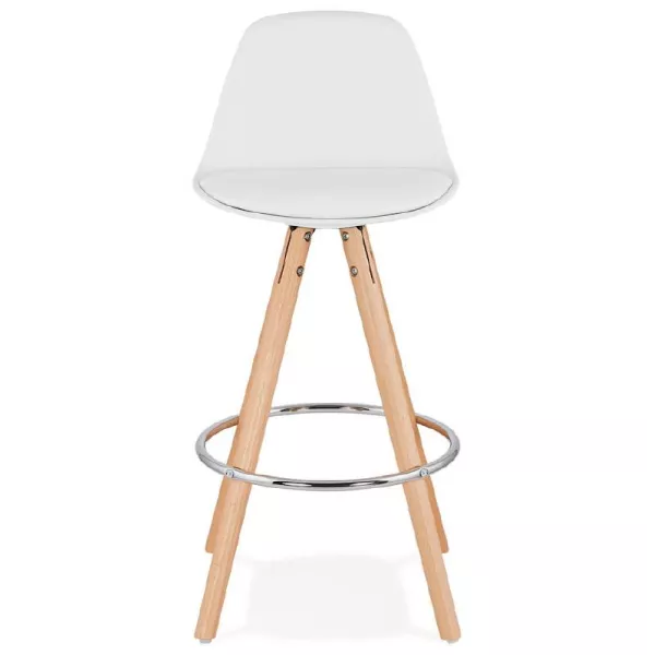 Barstool Scandinavian design half OCTAVE MINI (white) - image 38214