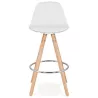 Barstool Scandinavian design half OCTAVE MINI (white) - image 38214