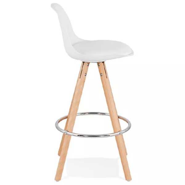 Barstool Scandinavian design half OCTAVE MINI (white) - image 38215