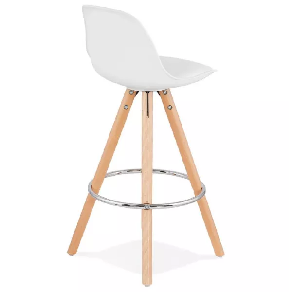 Barstool Scandinavian design half OCTAVE MINI (white) - image 38216