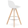 Barstool Scandinavian design half OCTAVE MINI (white) - image 38216