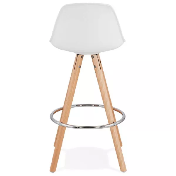 Barstool Scandinavian design half OCTAVE MINI (white) - image 38217