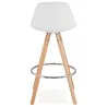 Barstool Scandinavian design half OCTAVE MINI (white) - image 38217