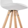 Barstool Scandinavian design half OCTAVE MINI (white) - image 38222