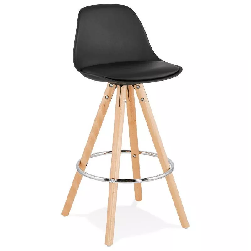 Barstool Scandinavian design half OCTAVE MINI (black) - image 38227