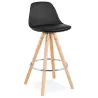 Barstool Scandinavian design half OCTAVE MINI (black) - image 38227