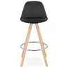 Barstool Scandinavian design half OCTAVE MINI (black) - image 38228