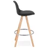 Barstool Scandinavian design half OCTAVE MINI (black) - image 38229