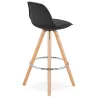 Barstool Scandinavian design half OCTAVE MINI (black) - image 38230