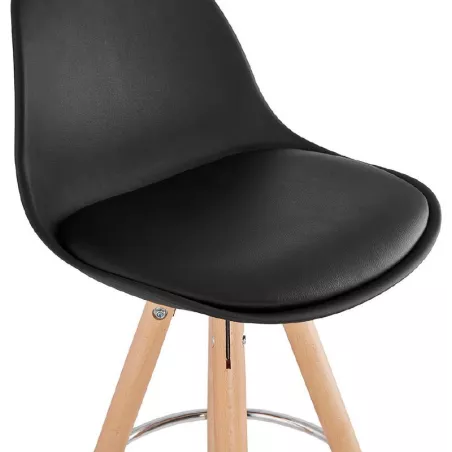 Barstool Scandinavian design half OCTAVE MINI (black) - image 38233