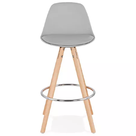 Scandinavian design half OCTAVE MINI bar stool (light gray) - image 38242