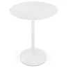 Table high high table LAURA design wooden feet metal (Ø 90 cm) (white) - image 38264