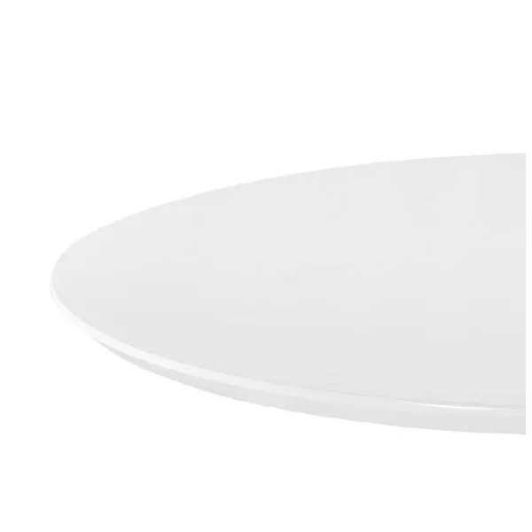 Table high high table LAURA design wooden feet metal (Ø 90 cm) (white) - image 38265