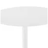 Table high high table LAURA design wooden feet metal (Ø 90 cm) (white) - image 38266