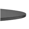 Table high high table LUCIE design wooden feet (Ø 90 cm) black metal (black) to associate with Modern Dining Room Table And High