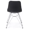 Design and industrial Chair in polypropylene (black) chrome metal legs - image 39060