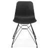 Design and industrial Chair in polypropylene feet (black) black metal - image 39082