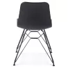 Design and industrial Chair in polypropylene feet (black) black metal - image 39084