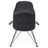 Design and industrial Chair in polypropylene feet (black) black metal - image 39091