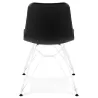 Design and modern Chair in polypropylene feet (black) white metal - image 39111