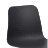 Design and modern Chair in polypropylene feet (black) white metal - image 39112