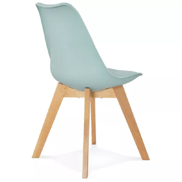 Chaise moderne style scandinave SIRENE (bleu ciel) - image 39132