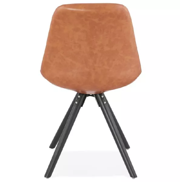 Chair design and industrial ASHLEY black feet (light brown) - image 39162