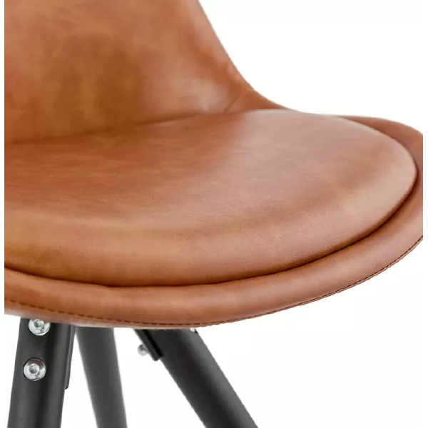 Chair design and industrial ASHLEY black feet (light brown) - image 39164