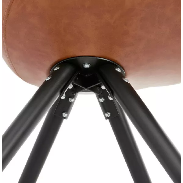 Chair design and industrial ASHLEY black feet (light brown) - image 39169