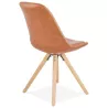 Design chair ASHLEY feet natural color (Brown) - image 39177