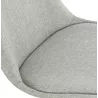 ASHLEY design chair fabric black feet (light gray) - image 39189