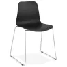 Modern Chair ALIX foot chromed metal (black) - image 39259