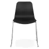 Modern Chair ALIX foot chromed metal (black) - image 39260