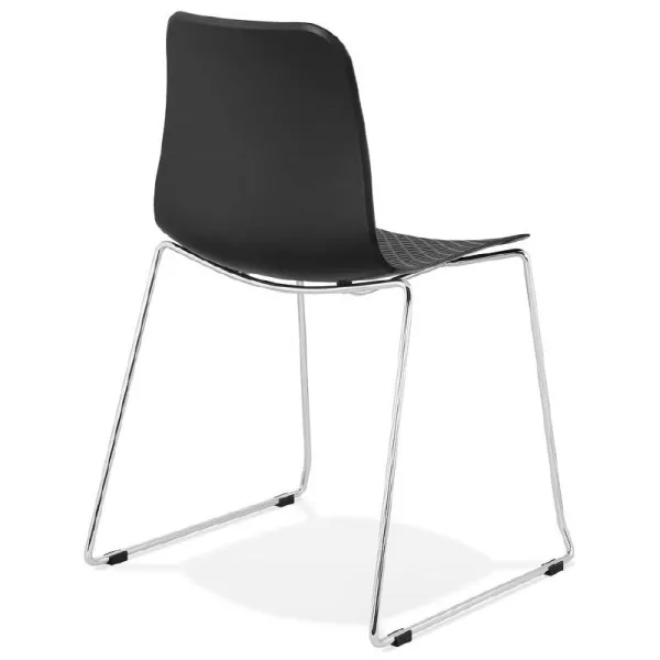 Modern Chair ALIX foot chromed metal (black) - image 39262