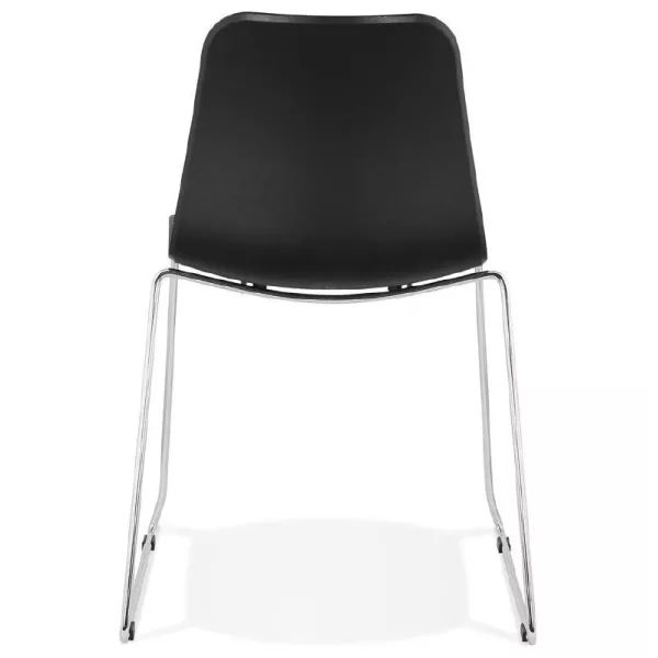 Modern Chair ALIX foot chromed metal (black) - image 39263