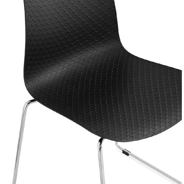 Modern Chair ALIX foot chromed metal (black) - image 39264