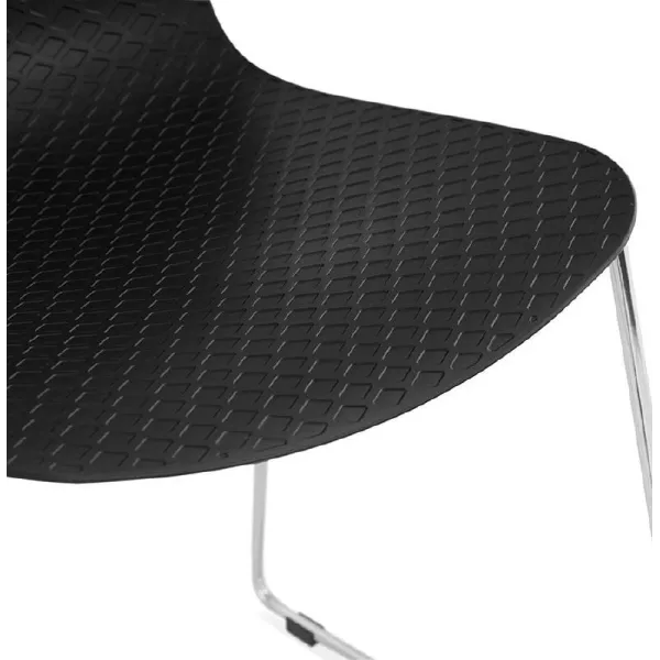 Modern Chair ALIX foot chromed metal (black) - image 39265